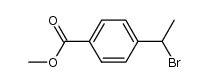 methyl R,S-4-(1-bromoethyl)-benzoate结构式