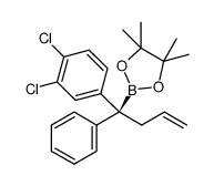 (R)-2-(1-(3,4-dichlorophenyl)-1-phenylbut-3-enyl)-4,4,5,5-tetramethyl-[1,3,2]-dioxaborolane Structure