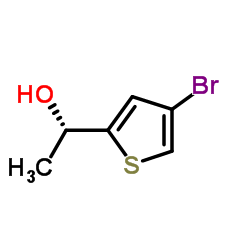 (1s)-1-(4-溴噻吩-2-基)乙-1-醇结构式
