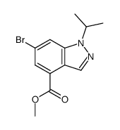 methyl 6-bromo-1-(propan-2-yl)-1H-indazole-4-carboxylate picture