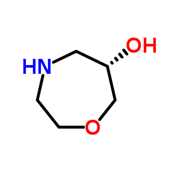(6S)-1,4-Oxazepan-6-ol Structure