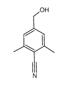 4-(hydroxymethyl)-2,6-dimethylbenzonitrile结构式