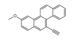 5-ethynyl-9-methoxychrysene结构式