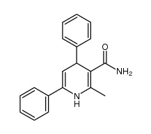 2-methyl-4,6-diphenyl-1,4-dihydropyridine-3-carboxamide Structure