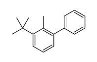 1-tert-butyl-2-methyl-3-phenylbenzene Structure