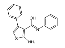 2-amino-N,4-diphenylthiophene-3-carboxamide Structure