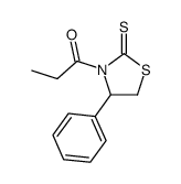 1-(4-phenyl-2-thioxothiazolidin-3-yl)propan-1-one Structure