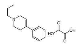 oxalic acid,4-phenyl-1-propyl-3,6-dihydro-2H-pyridine结构式