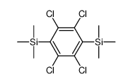 trimethyl-(2,3,5,6-tetrachloro-4-trimethylsilylphenyl)silane Structure