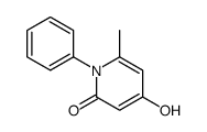 4-Hydroxy-6-methyl-1-phenyl-1H-pyridin-2-one结构式