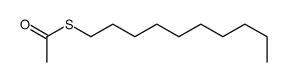 S-decyl ethanethioate结构式