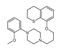 1-[3-(3,4-dihydro-2H-thiochromen-8-yloxy)propyl]-4-(2-methoxyphenyl)piperazine Structure