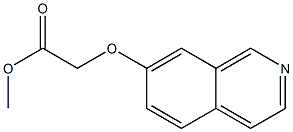 2-(7-Isoquinolinyloxy)acetic acid methyl ester Structure