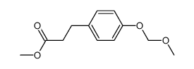 methyl 3-(4-((methoxymethylene)oxy)phenyl)-1-propanoate Structure