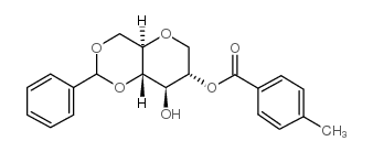 1,5-Anhydro-4,6-O-benzylidene-2-O-p-toluoyl-D-glucitol结构式