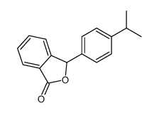 3-(4-propan-2-ylphenyl)-3H-2-benzofuran-1-one结构式
