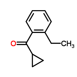 Cyclopropyl(2-ethylphenyl)methanone结构式