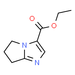 6,7-dihydro-5H-Pyrrolo[1,2-a]imidazole-3-carboxylic acid ethyl ester结构式