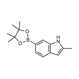 2-Methyl-6-(4,4,5,5-tetramethyl-1,3,2-dioxaborolan-2-yl)-1H-indole Structure