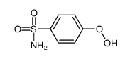 Benzenesulfonamide, 4-hydroperoxy- (9CI) Structure