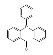 [2-(chloromethyl)phenyl]-diphenylphosphane结构式