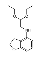 N-(2,2-diethoxyethyl)-2,3-dihydro-1-benzofuran-4-amine Structure