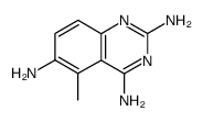 5-methyl-2,4,6-quinazolinetriamine结构式