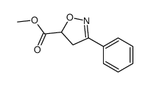 methyl 3-phenyl-4,5-dihydro-1,2-oxazole-5-carboxylate Structure