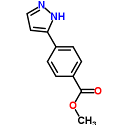 Methyl 4-(1H-pyrazol-5-yl)benzoate Structure