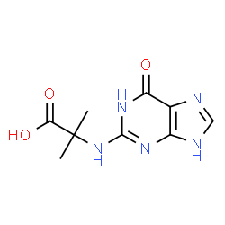 Alanine,N-(6,7-dihydro-6-oxo-1H-purin-2-yl)-2-methyl- (9CI)结构式