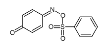 4-[[(Phenylsulfonyl)oxy]imino]-2,5-cyclohexadien-1-one结构式