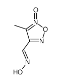 1,2,5-Oxadiazole-3-carboxaldehyde, 4-methyl-, 3-oxime, 5-oxide (9CI)结构式