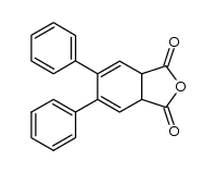 4,5-diphenyl-1,2-dihydrophthalic anhydride Structure