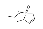 1-ethoxy-2-methyl-2,5-dihydro-1λ5-phosphole 1-oxide Structure