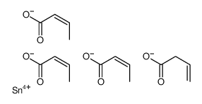 [di(but-2-enoyloxy)-but-3-enoyloxystannyl] but-2-enoate结构式