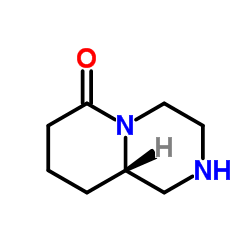 (9aS)-Octahydro-6H-pyrido[1,2-a]pyrazin-6-one结构式