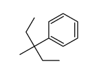 (1-Ethyl-1-methylpropyl)benzene.结构式