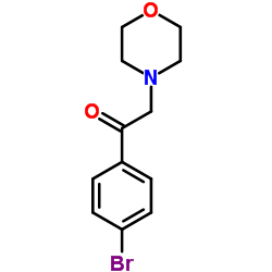 1-(4-BROMOPHENYL)-2-MORPHOLINOETHANONE structure