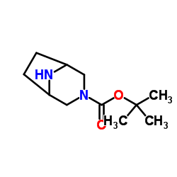 Tert-Butyl 3,8-Diazabicyclo[3.2.1]Octane-3-Carboxylate Structure