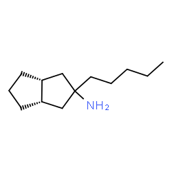 2-Pentalenamine,octahydro-2-pentyl-,(3aR,6aS)-rel-[partial]-(9CI)结构式