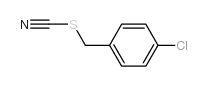 Thiocyanic acid, (4-chlorophenyl)methyl ester structure