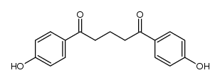 1,5-bis-(4-hydroxy-phenyl)-pentane-1,5-dione Structure