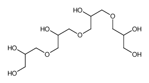 3-[3-[3-(2,3-dihydroxypropoxy)-2-hydroxypropoxy]-2-hydroxypropoxy]propane-1,2-diol Structure