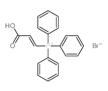 Phosphonium,[(1E)-2-carboxyethenyl]triphenyl-, bromide (9CI) Structure