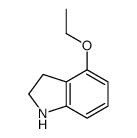 1H-Indole,4-ethoxy-2,3-dihydro-(9CI) Structure