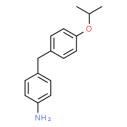 4-(4-异丙氧基苄基)苯胺结构式