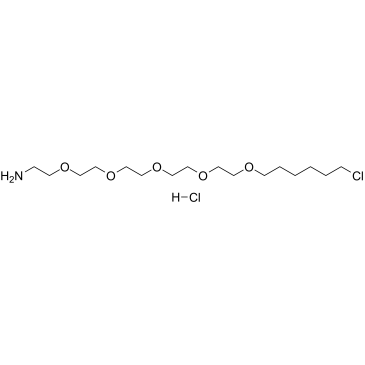 NH2-PEG5-C6-Cl hydrochloride结构式