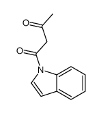 1-indol-1-ylbutane-1,3-dione结构式