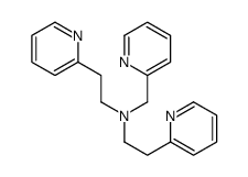 2-pyridin-2-yl-N-(2-pyridin-2-ylethyl)-N-(pyridin-2-ylmethyl)ethanamine结构式