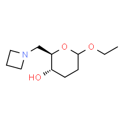 D-erythro-Hexopyranoside, ethyl 6-(1-azetidinyl)-2,3,6-trideoxy- (9CI)结构式